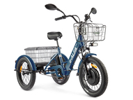 Электровелосипед GREEN CITY e-ALFA Trike (синий) Электровелосипед GREEN CITY e-ALFA Trike (синий)